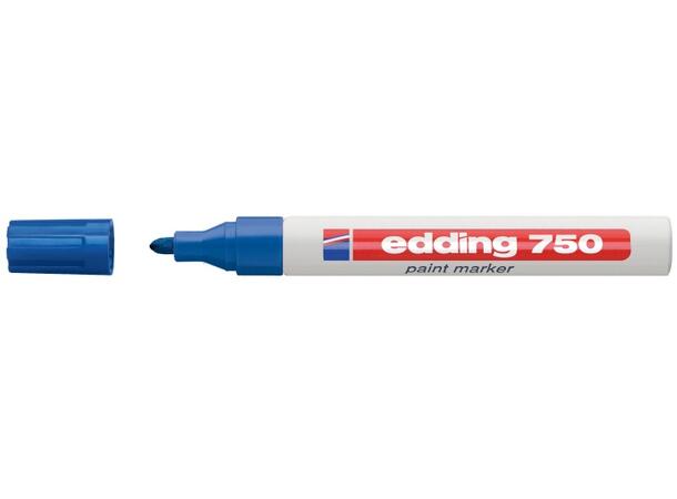Merkepenn Edding 750B blå 